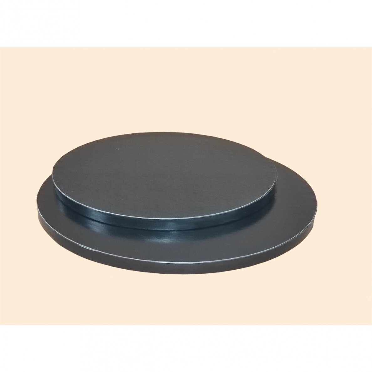 12 mm storio padėklas, juodas, 25 cm