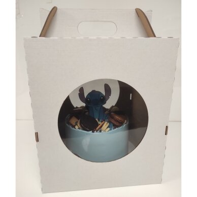 KIVIBOX dėžė konditerijai 25x25x30 cm, su langeliais 2 KIVIBOX dėžė konditerijai 25x25x30 cm, su langeliais 2